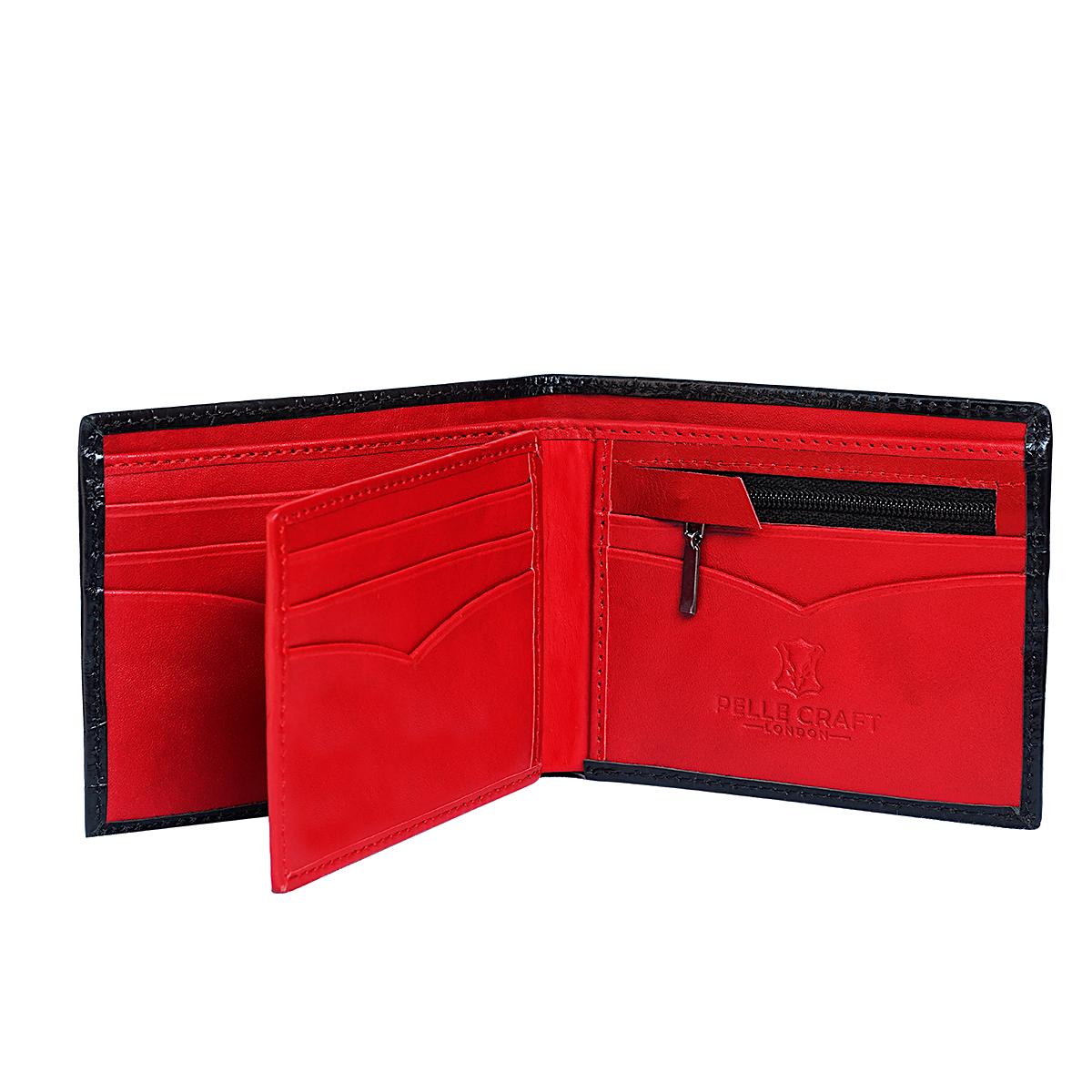 11 Card BillFold Wallet Croc Mocha