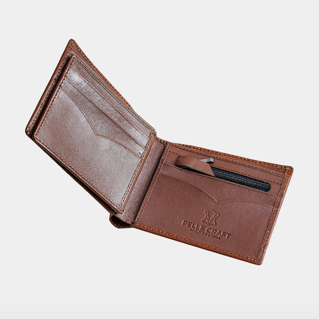 11 Card BillFold Wallet Croc Black/Orange