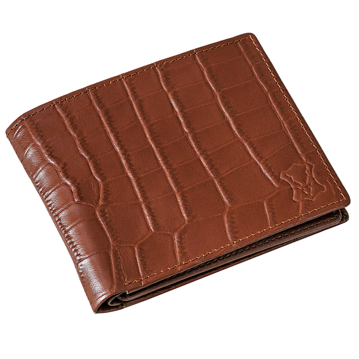 11 Card BillFold Wallet Croc Mocha