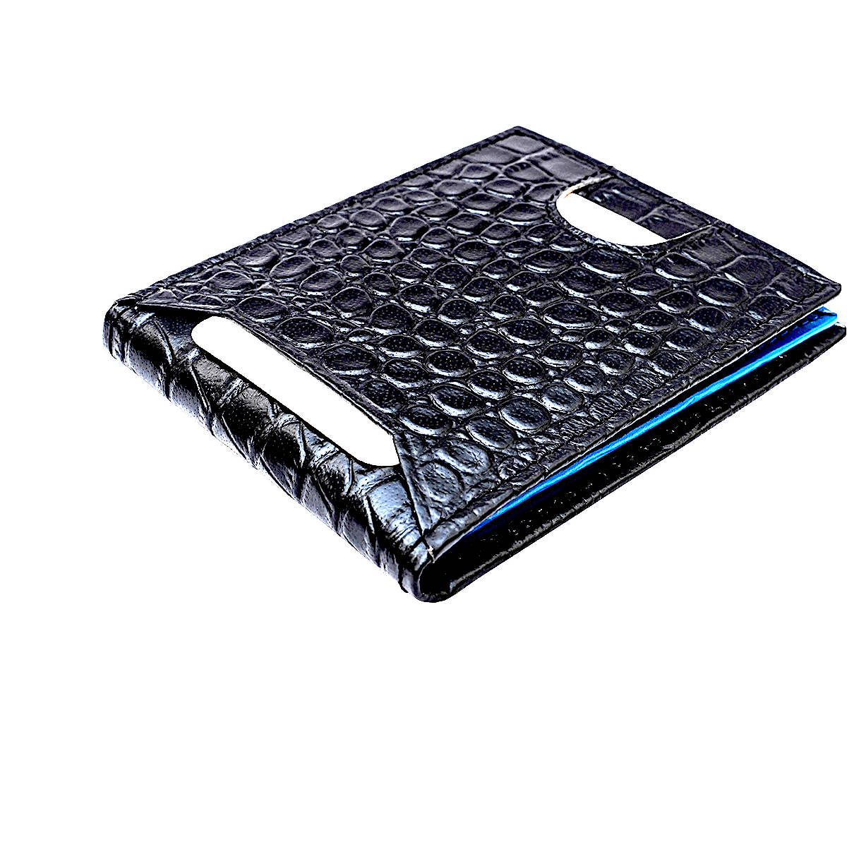 Bi Fold card holder croc pattern with 13 c/c