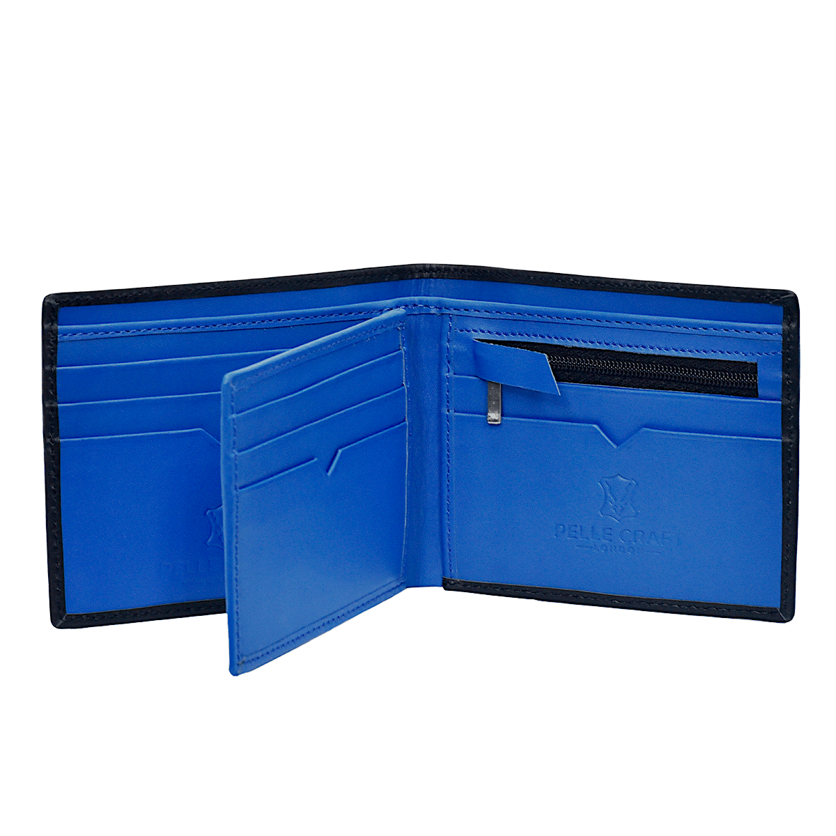 Bi Fold Zip wallet with 11 c/c & window