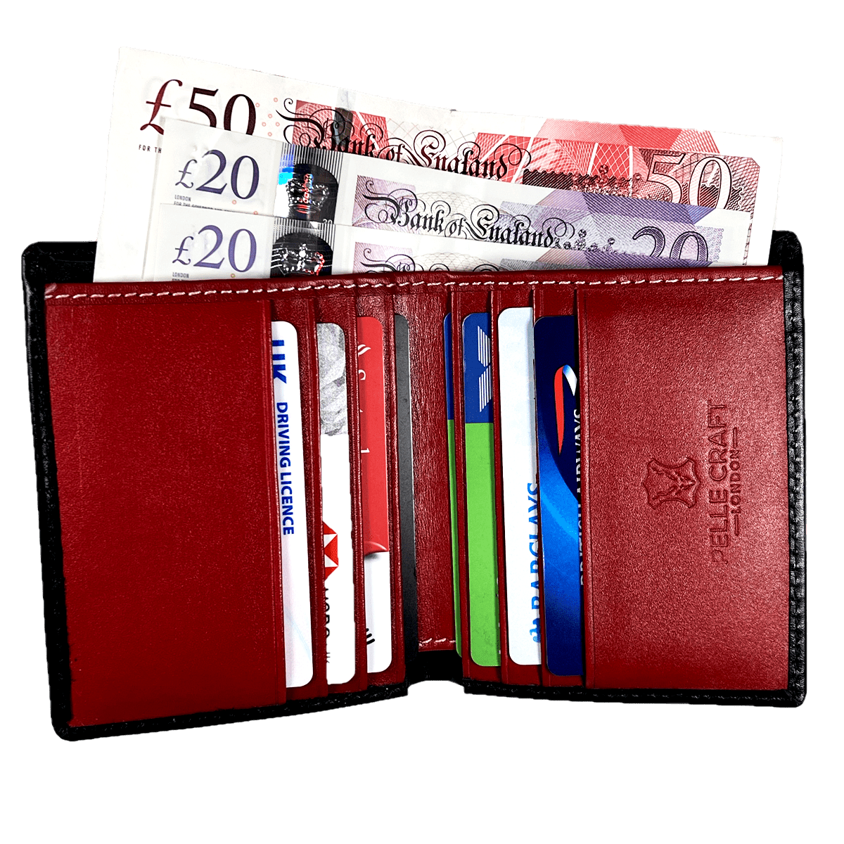 Bifold Slim Card Wallet with 8 c/c