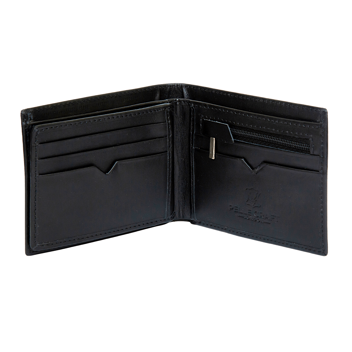 Bi Fold Zip wallet with 11 c/c & window