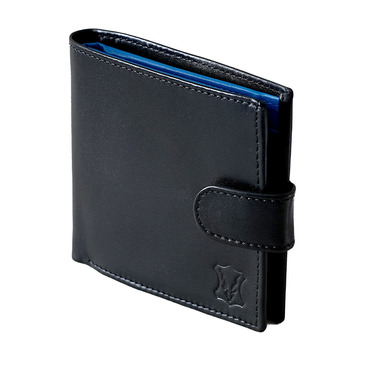 Bi Fold Coin Button Wallet with 13 c/c & Window