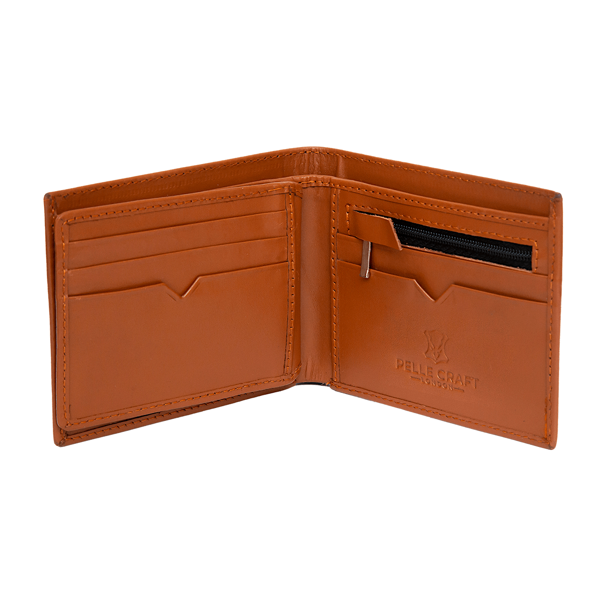 Bi Fold Zip wallet with 11 c/c & window