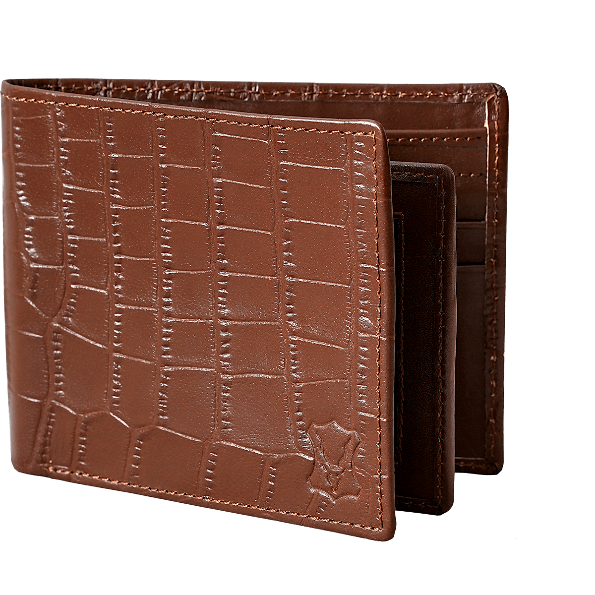 Bi Fold card holder croc pattern with 13 c/c