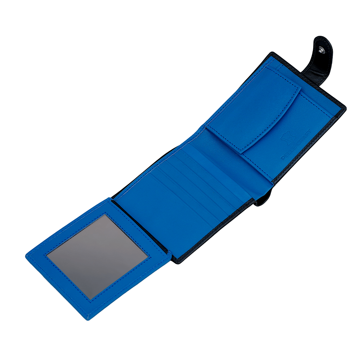 Bi Fold Coin Button Wallet with 13 c/c & Window