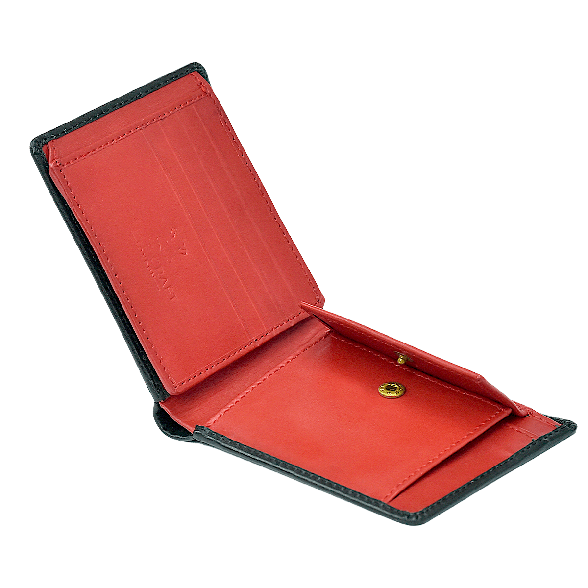 Bi Fold Coin Wallet with 12 c/c & window