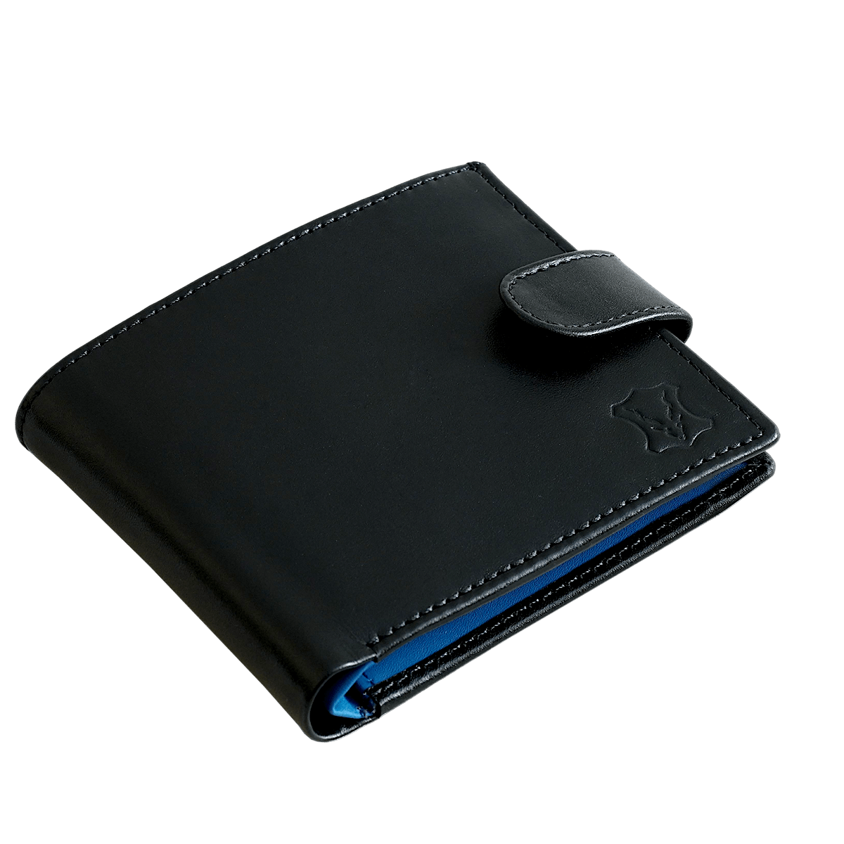 Bi Fold Coin Button Wallet with 13 c/c & Window