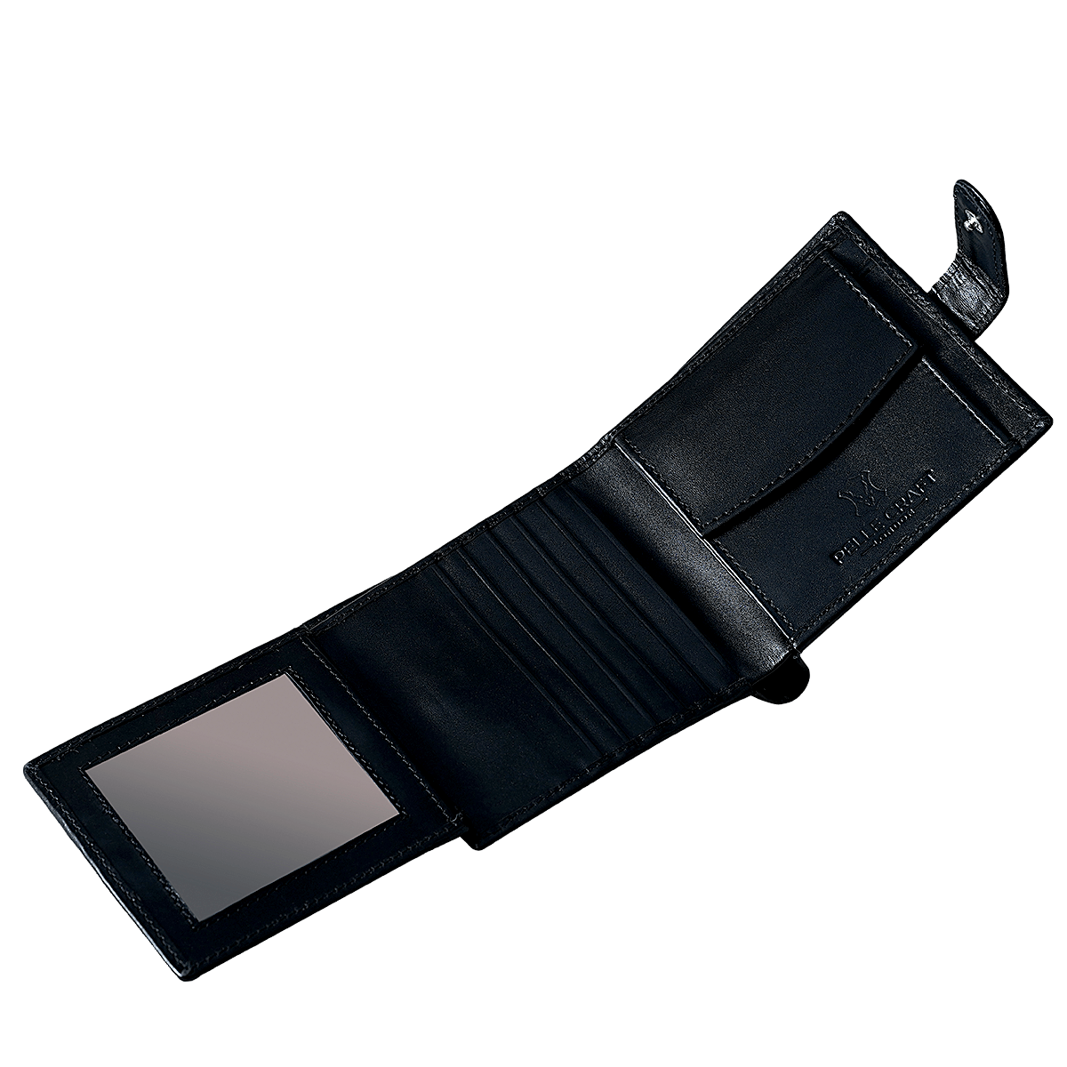 Bi Fold Coin Button Wallet with 13 c/c & Window