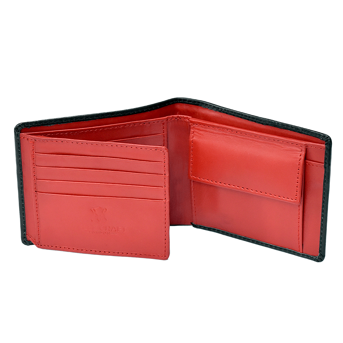 Bi Fold Coin Wallet with 12 c/c & window