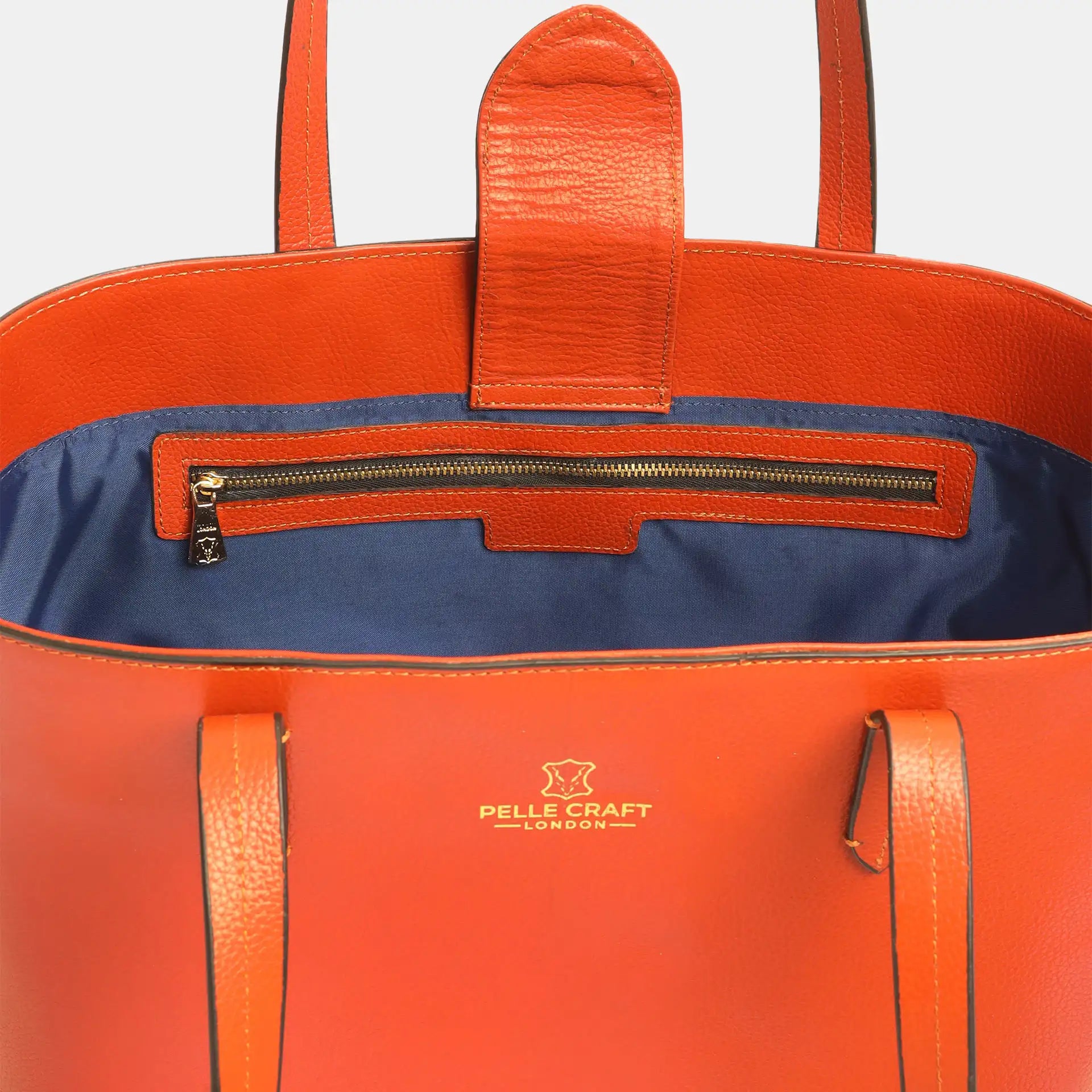 Siena Tote Bag Pebble Orange