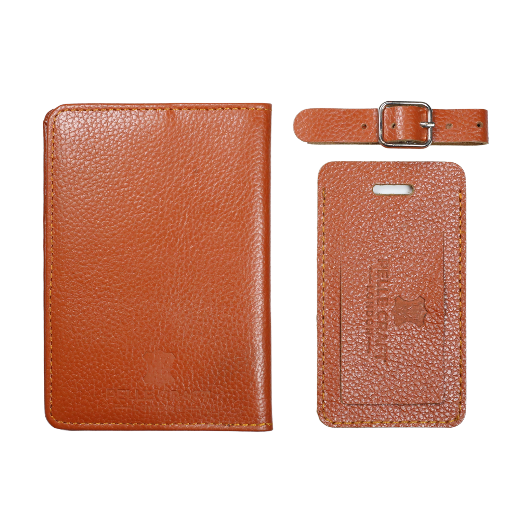 Passport Cover with Card Slots & Luggage Tag