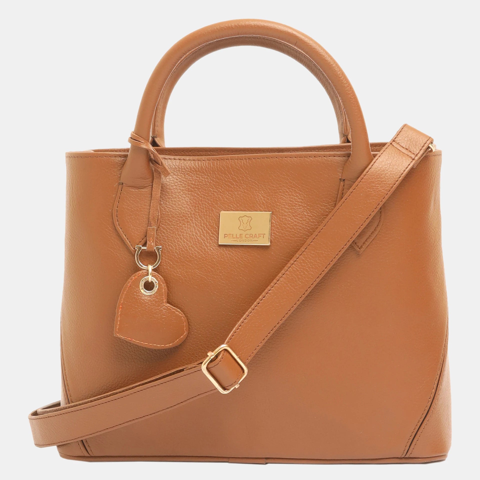 London Tote Bag Tan Pebble