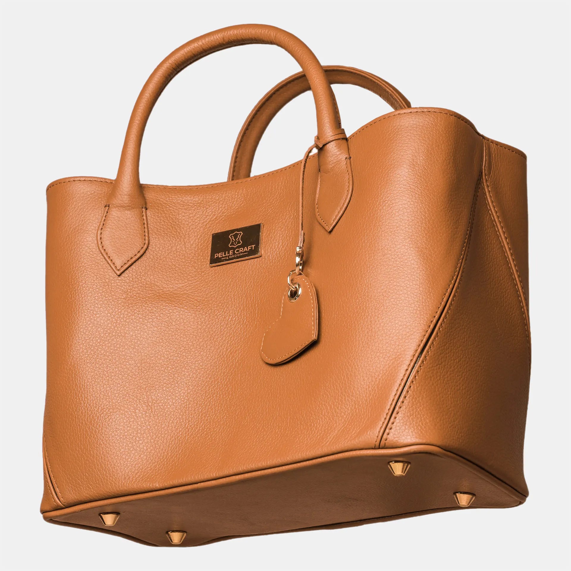 London Tote Bag Orange Pebble