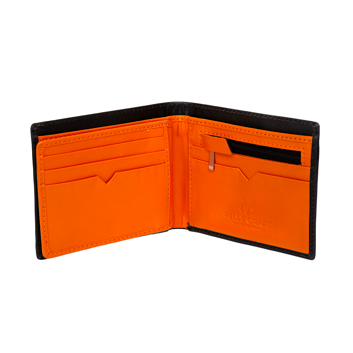 Bi Fold Zip wallet with 11 c/c & window