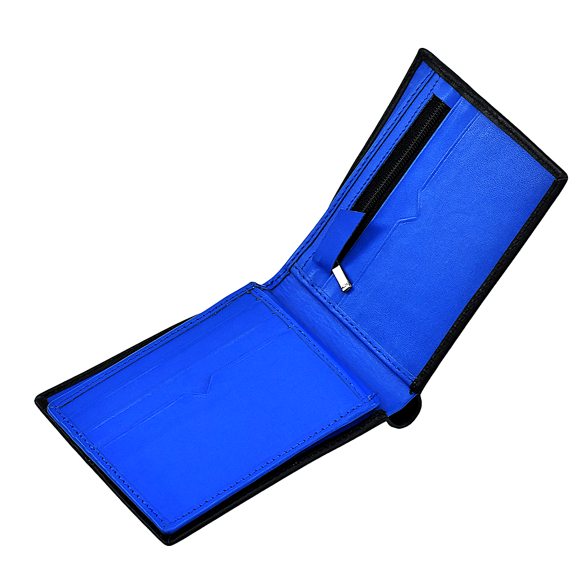 Bi Fold Zip wallet with 11 c/c & window